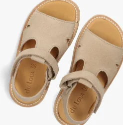 beige du loua platte sandalen du alfie