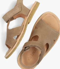 beige du loua platte sandalen du alfie