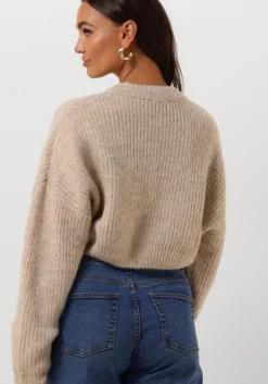 beige edited trui yella jumper