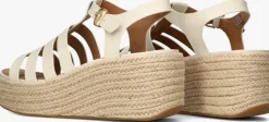 beige fitflop sandalen met hak jf5