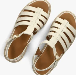 beige fitflop sandalen met hak jf5