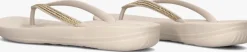 beige fitflop slippers iqushion sparkle