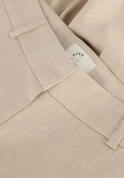 beige fiveunits wijde broek dena
