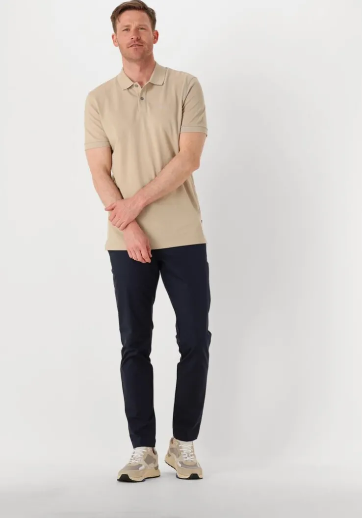 beige floris van bommel hoge sneakers sfm-10154 de treener