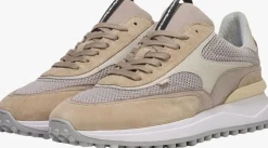 beige floris van bommel lage sneakers sfm-10207 noppi