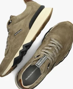 beige floris van bommel lage sneakers sfm-10136 de zager