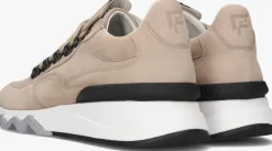 beige floris van bommel lage sneakers sfm-10135 de zager