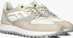 beige floris van bommel lage sneakers sfm-10139 noppi