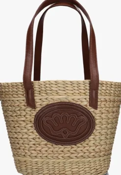 beige fred de la bretoniere shopper pippa summerbag sea grass