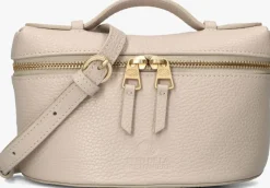 beige fred de la bretoniere handtas lori handbag leather