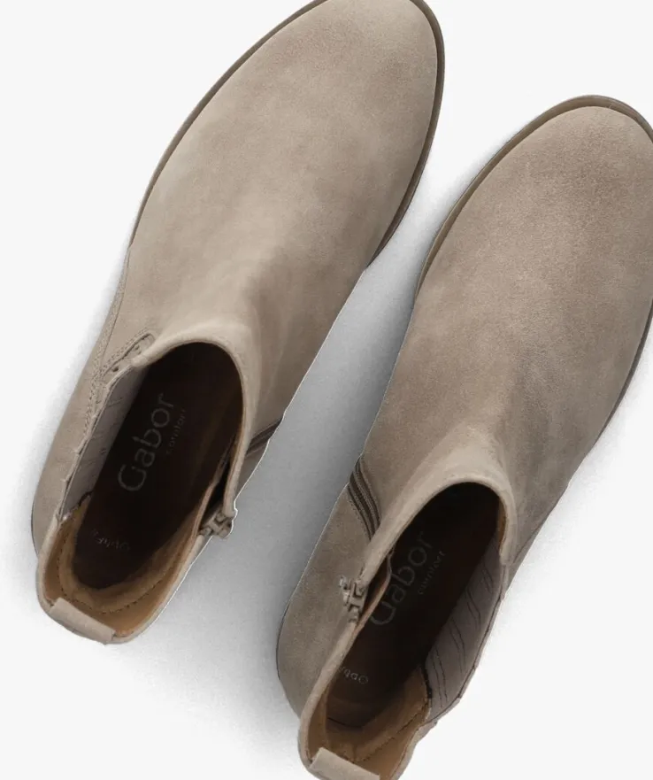 beige gabor enkellaarsjes 022