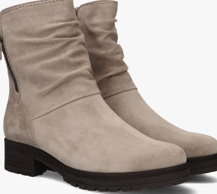 beige gabor enkellaarsjes 092