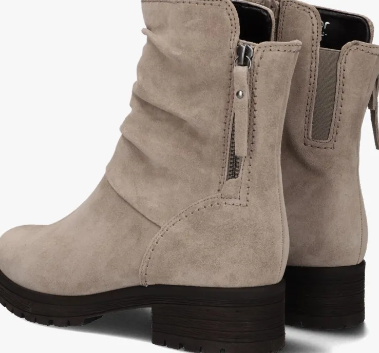 beige gabor enkellaarsjes 092