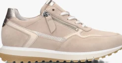 beige gabor lage sneakers 378