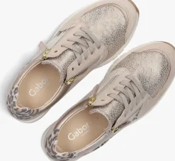 beige gabor lage sneakers 307