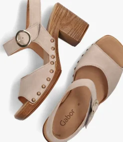 beige gabor sandalen 753.1
