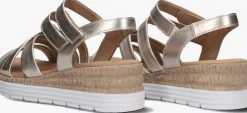 beige gabor sandalen met hak 702.2