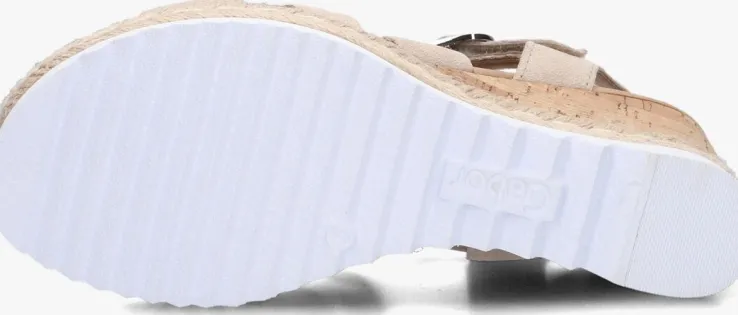 beige gabor sandalen met hak 832