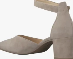 beige gabor sandalen met hak 340