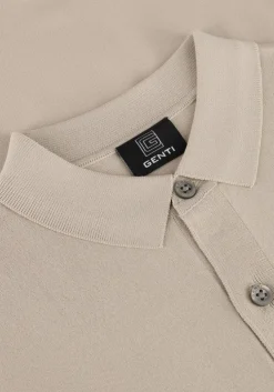 beige genti polo polo button ss k2046-1260