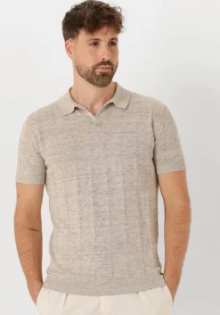 beige gentiluomo polo polo no button ss k2020-275