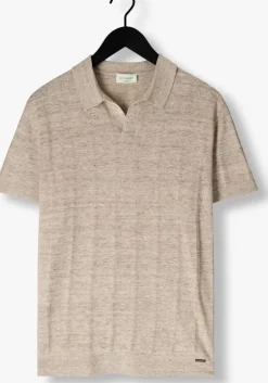 beige gentiluomo polo polo no button ss k2020-275