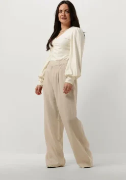 beige gestuz blouses rifagz v-neck blouse