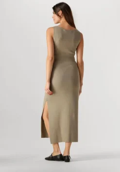 beige gestuz maxi jurk gzbriana dress