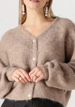 beige gestuz vest sanagz cardigan