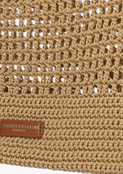 beige gianni chiarini schoudertas victoria