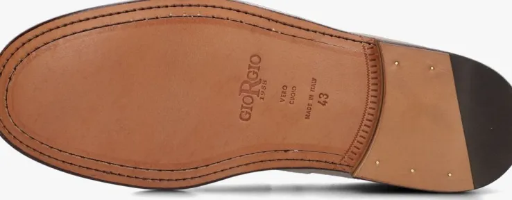 beige giorgio loafers 28603