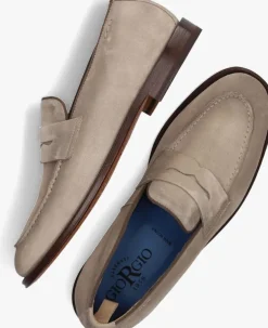 beige giorgio loafers 28603