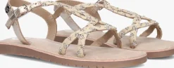 beige gioseppo platte sandalen wenham