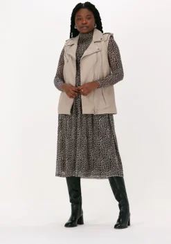 beige goosecraft gilet athena jacket