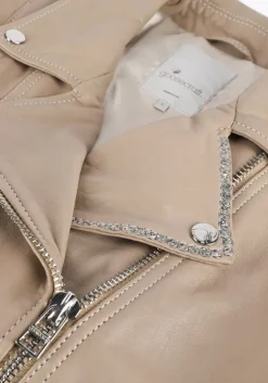 beige goosecraft gilet athena jacket