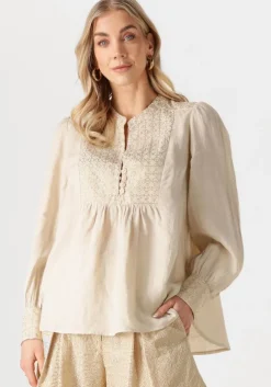 beige greek archaic kori blouses 440645