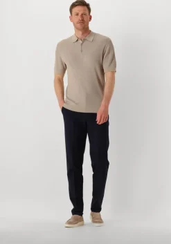 beige greve lage sneakers wave