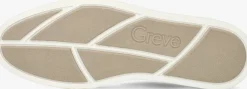beige greve lage sneakers wave