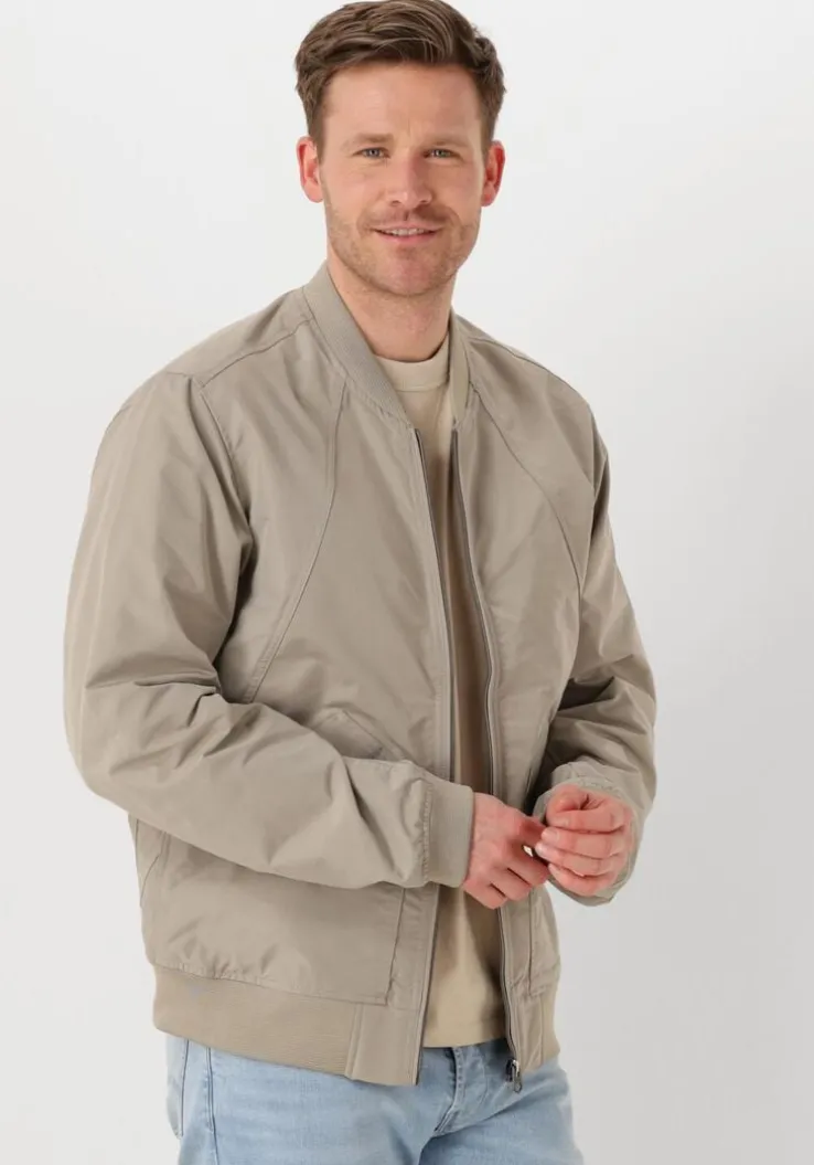 beige g-star raw jack unpadded bomber jkt