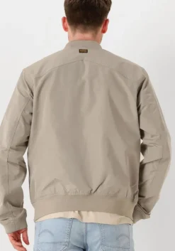beige g-star raw jack unpadded bomber jkt