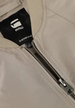 beige g-star raw jack unpadded bomber jkt