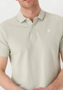 beige g-star raw polo dunda slim polo ss