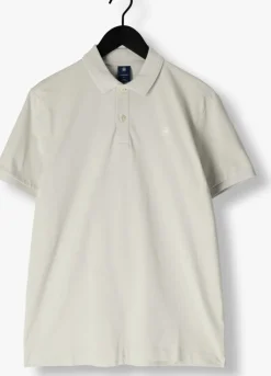 beige g-star raw polo dunda slim polo ss