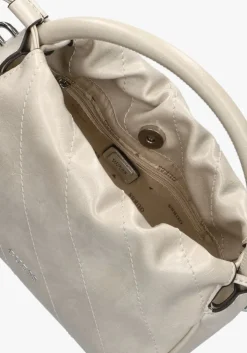 beige guess handtas amys drawstring crossbody