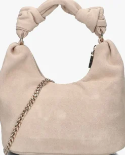 beige guess handtas isotta hobo