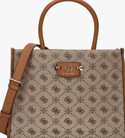 beige guess handtas neda 2 comp tote