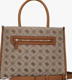 beige guess handtas neda 2 comp tote