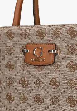 beige guess handtas neda 2 comp tote
