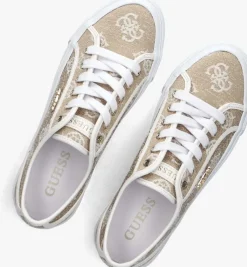 beige guess lage sneakers jelexa