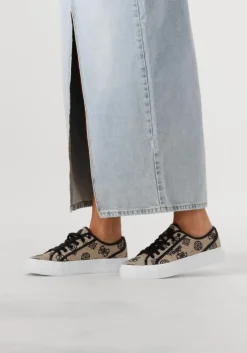beige guess lage sneakers jelexa